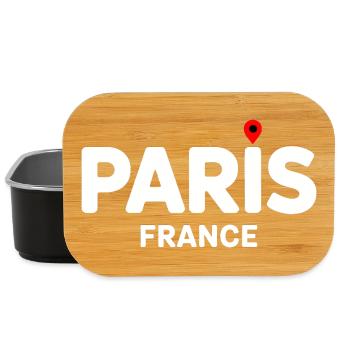 Tournée Paris-France France - Boîte à goûter - noir - Devant