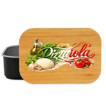 Pizzaiola - der Pizzabäcker - Lunch Box - Schwarz - Vorne