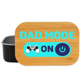 Mode papa activé – Strong Dad Life Design - Boîte à goûter - noir - Devant