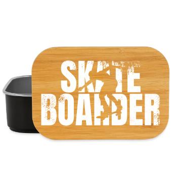 Funny Skateboarder - Lunch Box - black - Front