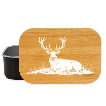 Hirsch - Lunch Box - Schwarz - Vorne