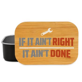 Blue Collar Lifestyle Blue Collar Pride Working - Lunch Box - Schwarz - Vorne