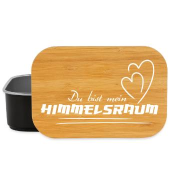 HIMMELSRAUM – Spirituelles Statement Mode - Lunch Box - Schwarz - Vorne