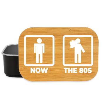 80s Stick Figure - Lunch Box - black - Front