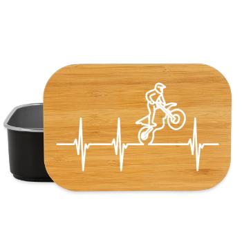 Motocross Heart palpitations - Lunch Box - black - Front