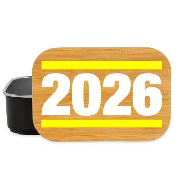 2026 Jahr - Lunch Box - Schwarz - Vorne