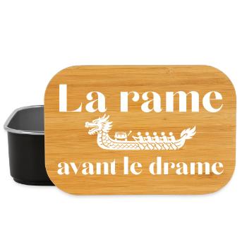 La rame avant le drame - Boîte à goûter - noir - Devant