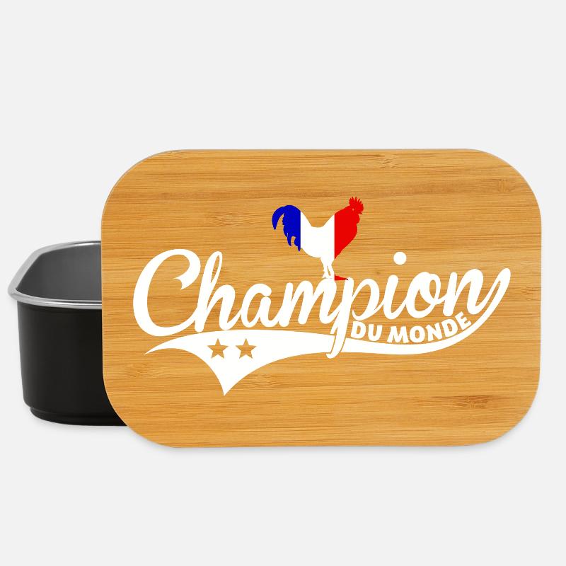Champion du monde - Boîte à goûter - noir