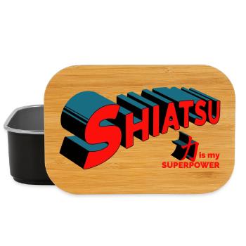Shiatsu is my Superpower Shiatsu Superkraft - Boîte à goûter - noir - Devant