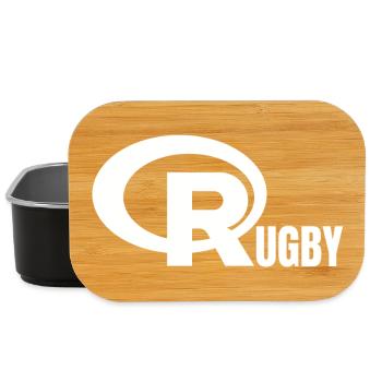 rugby, rugby sport, rugby humor - Lunch Box - black - Front