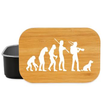 Evolution der Jägerin - Lunch Box - Schwarz - Vorne