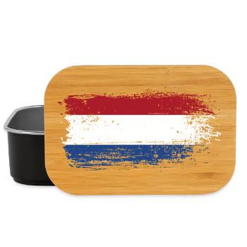 Coup de pinceau Dutch Tricolor - Boîte à goûter - noir - Devant