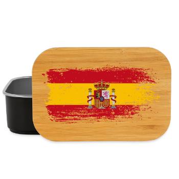 Wappen der spanischen Flagge Splash - Lunch Box - Schwarz - Vorne