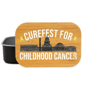 Curefest : Rassemblement contre le cancer infantile - Boîte à goûter - noir - Devant