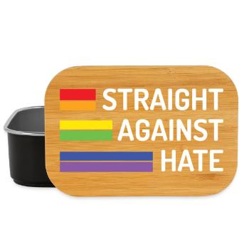 Pride Month - Direkt gegen Hass - Lunch Box - Schwarz - Vorne