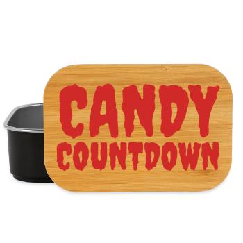 Vivid Candy Countdown Title Design - Lunch Box - black - Front