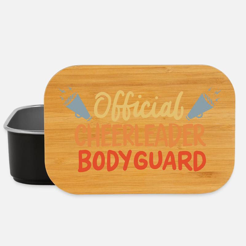 Offizieller Cheerleader Bodyguard - Lunch Box - Schwarz