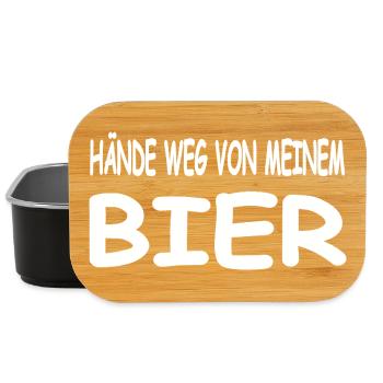Bier - Lunch Box - Schwarz - Vorne