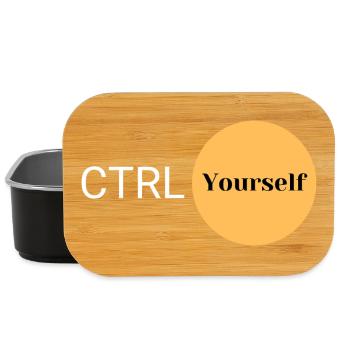 CTRL Vous-même - Boîte à goûter - noir - Devant