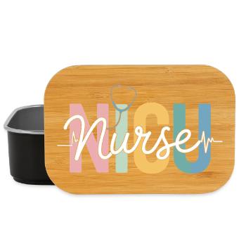 Rainbow Caregiver Design - Lunch Box - black - Front