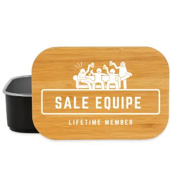 Dirty Team Team Group Bunch of Friends! - Lunch Box - black - Front