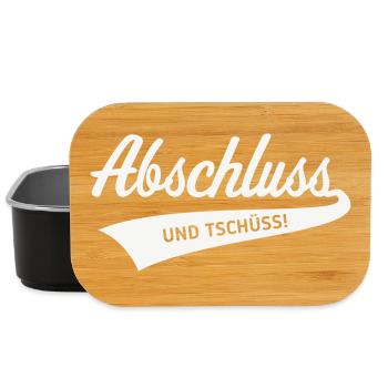 Conclusion – and bye! (Graduation / White) - Lunch Box - black - Front