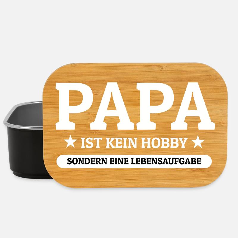 Le but de la vie de papa – pas un t-shirt de loisir - Boîte à goûter - noir