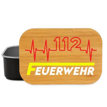 Feuewehr 112 - Lunch Box - Schwarz - Vorne