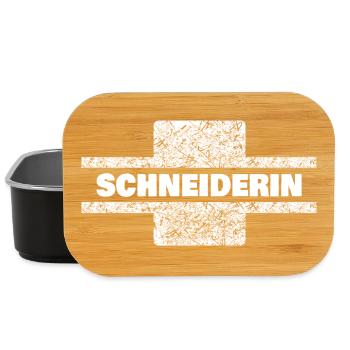 Geschenk für Schneiderin - Lunch Box - Schwarz - Vorne