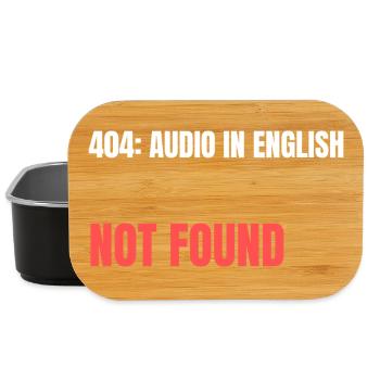 404 : Audio anglais non trouvé - Boîte à goûter - noir - Devant