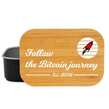 Bitcoin-Reise folgen - Lunch Box - Schwarz - Vorne