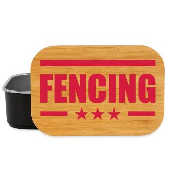 Fencing - Lunch Box - black - Front