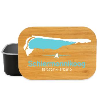 Schiermonnikoog | Carte de conception - Boîte à goûter - noir - Devant