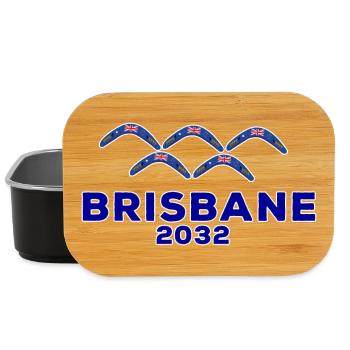 Brisbane Queensland Australia - Lunch Box - black - Front