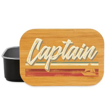 Capitaine Voilier Voilier Voilier - Boîte à goûter - noir - Devant