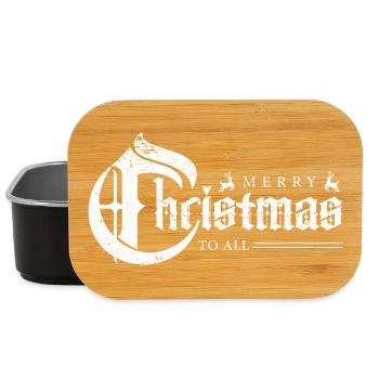 Gothic Weihnachtsbanner - Lunch Box - Schwarz - Vorne