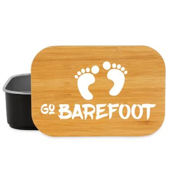 Go Barefoot - Courir pieds nus - Boîte à goûter - noir - Devant