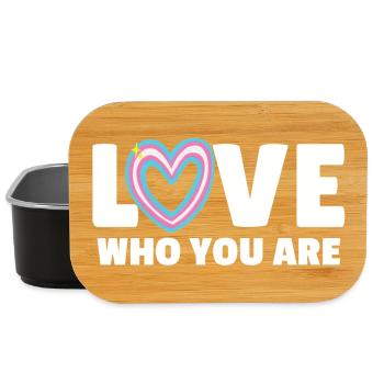 Transgender. Love who you are - Lunch Box - black - Front