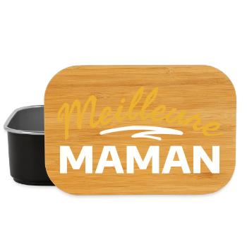 Vividly Colored Maternal Expression Design - Lunch Box - black - Front