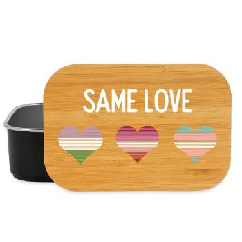 LGBTQ Pride Month - Same Love - Lunch Box - black - Front