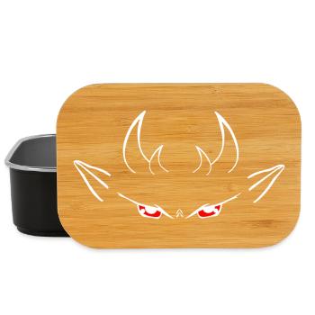 Teufelsgesicht, augen,fantasy designs - Lunch Box - Schwarz - Vorne