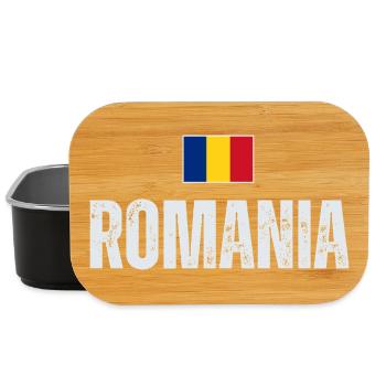 I love Romania, Romanian pride - Lunch Box - black - Front