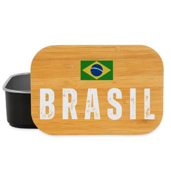 I love Brazil, Brazilian pride - Lunch Box - black - Front