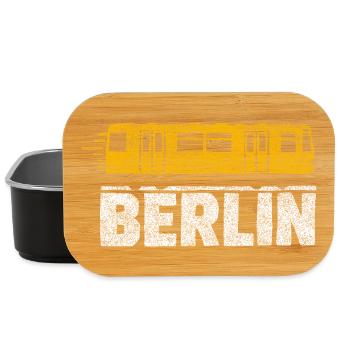 Berlin Tram Graphic - Lunch Box - black - Front