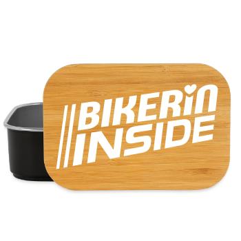 Lettres intérieures Bikerin (couleur changeable) - Boîte à goûter - noir - Devant