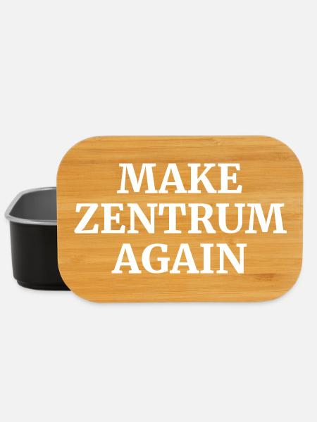Make Zentrum Again - Lunch Box - Schwarz