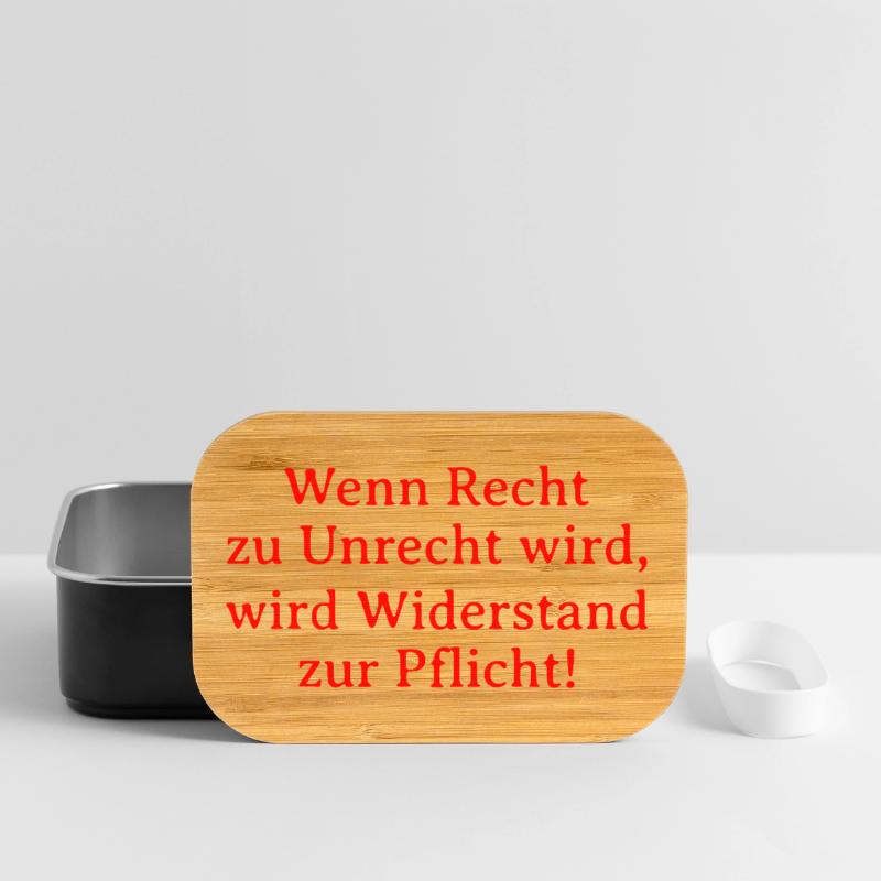 Le bien devient mal, la résistance devient un devoir Boîte à goûter
