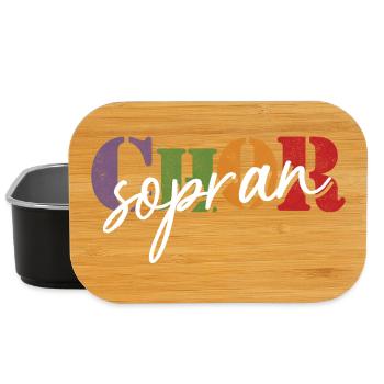Chor Sopran - Lunch Box - Schwarz - Vorne