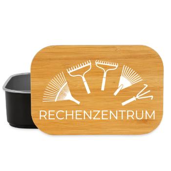 Rechenzentrum – Lustiges Gärtner & IT Design - Lunch Box - Schwarz - Vorne