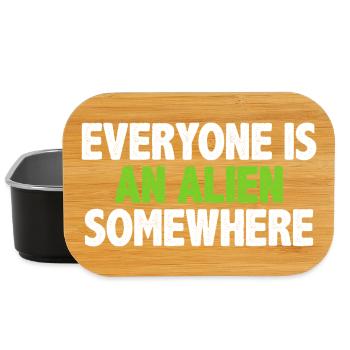 Tout le monde est un extraterrestre quelque part - Boîte à goûter - noir - Devant